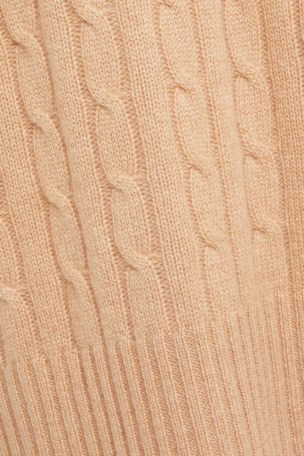 N.PEAL Cable-knit cashmere sweater