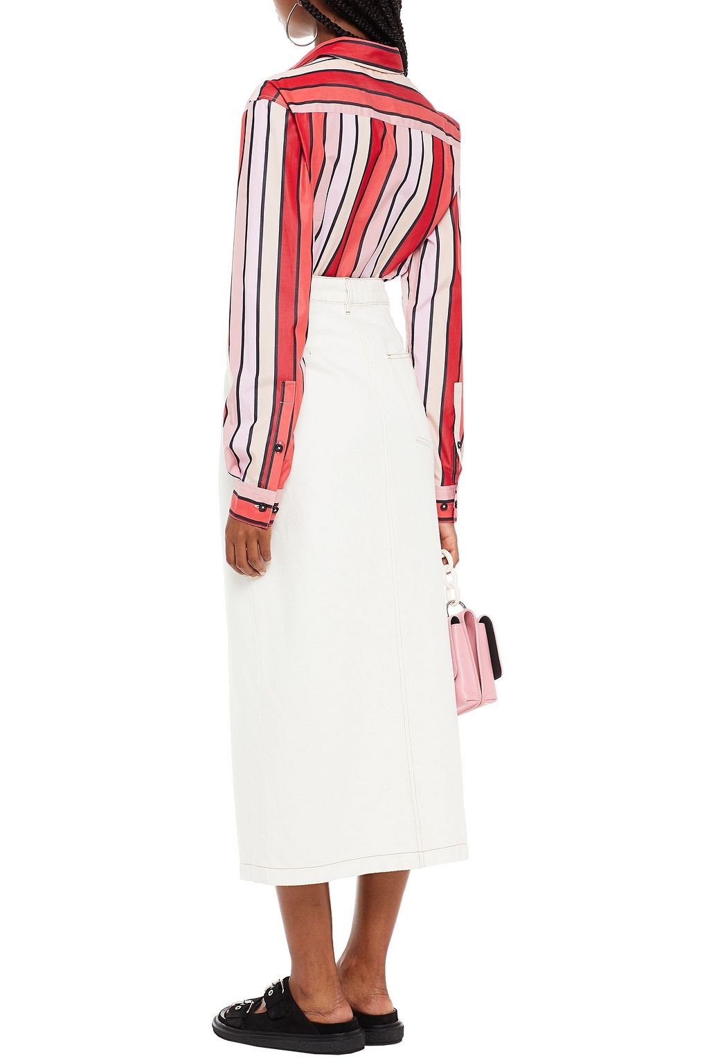 MARNI Striped cotton-poplin shirt