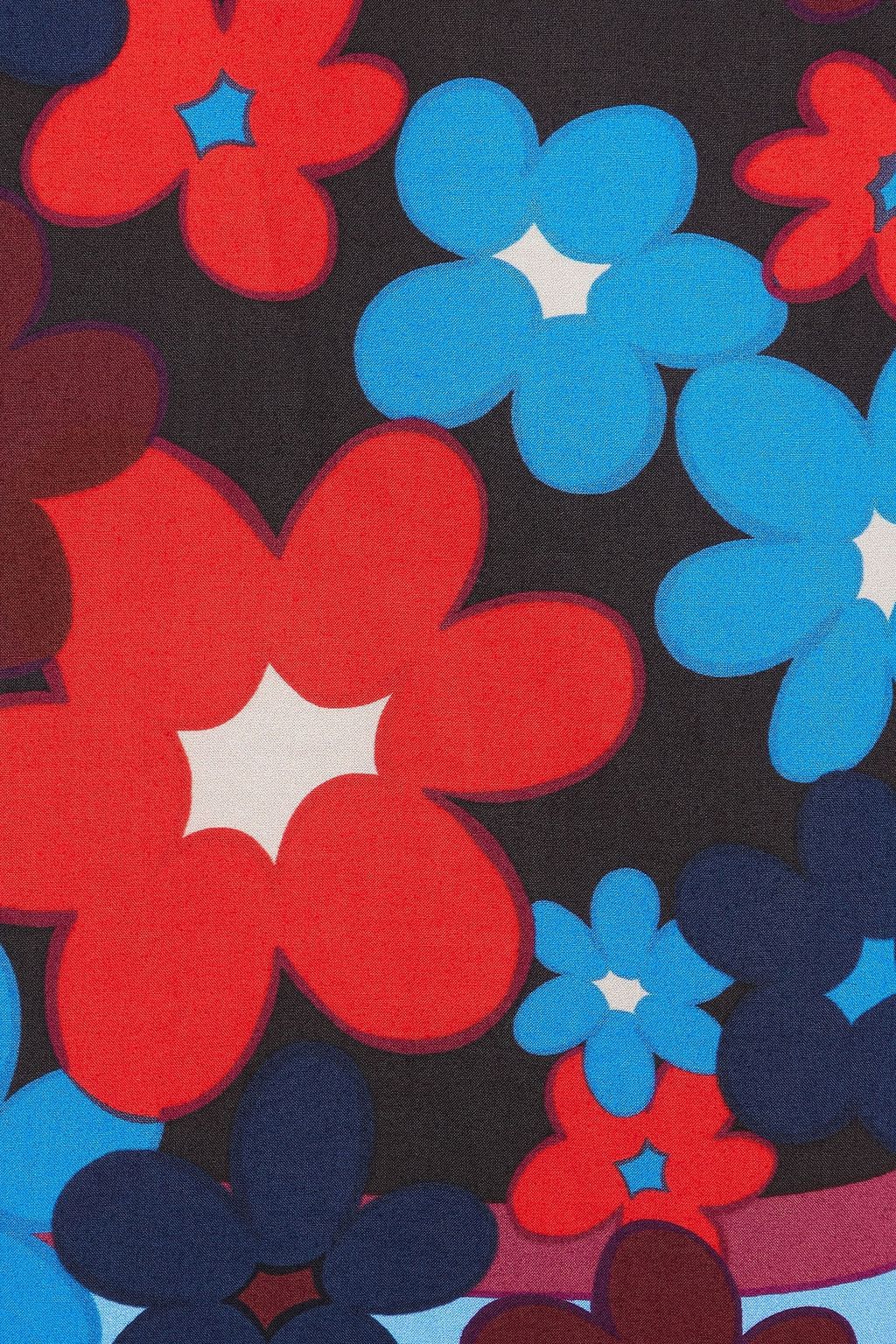 MARNI Floral-print cotton-poplin top