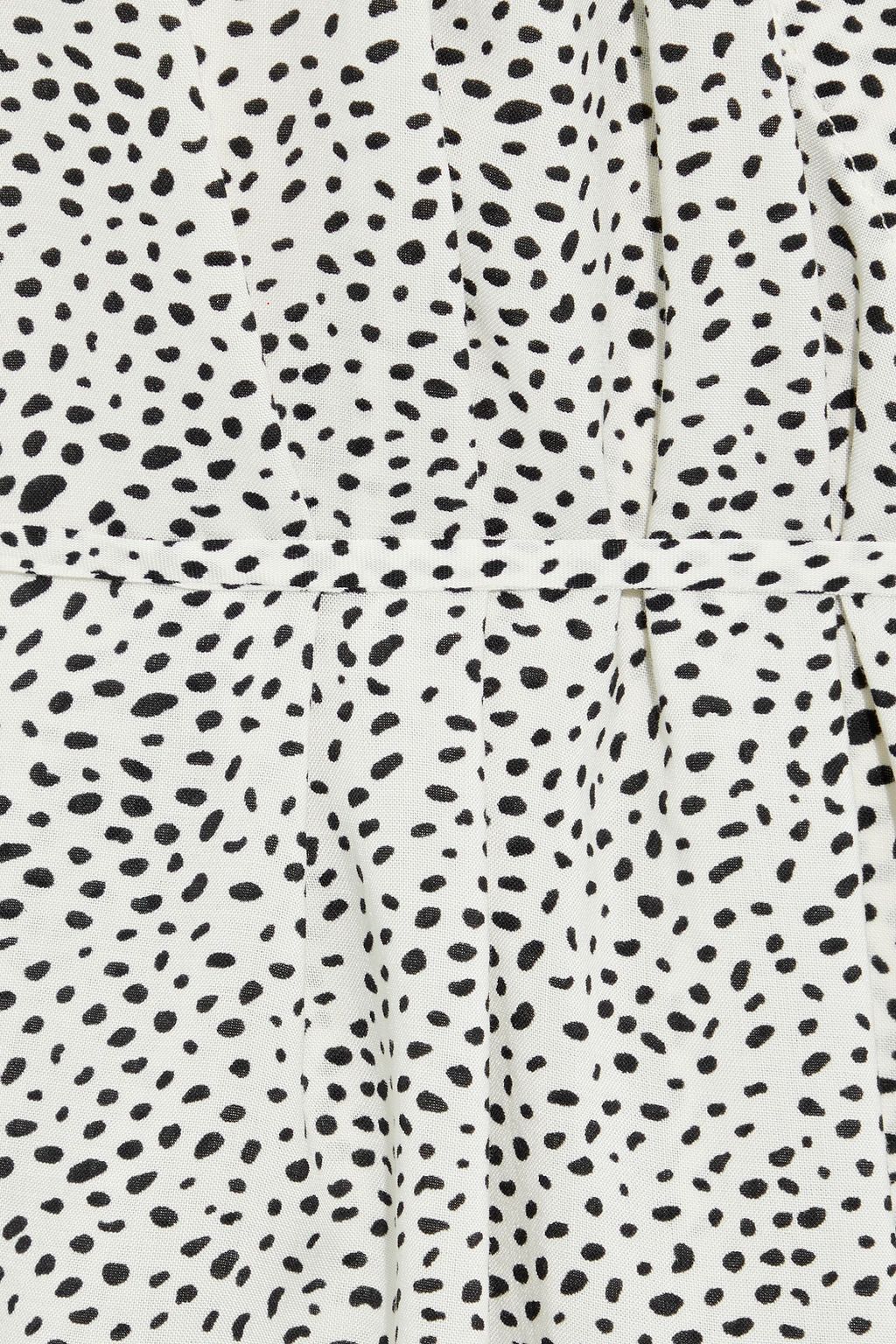 VIX PAULA HERMANNY Margot wrap-effect printed voile mini dress