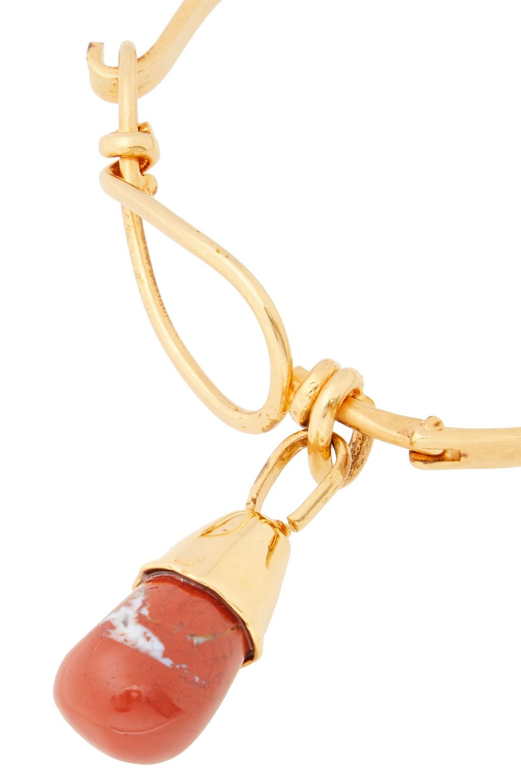 MARNI Gold-tone jasper bracelet