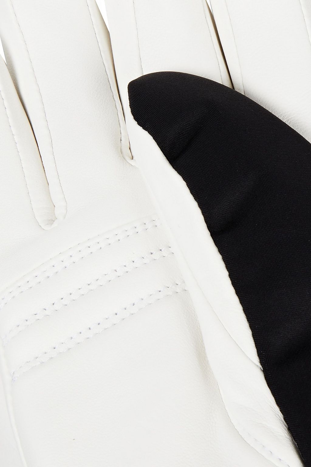 BOGNER Naila two-tone leather and shell ski gloves