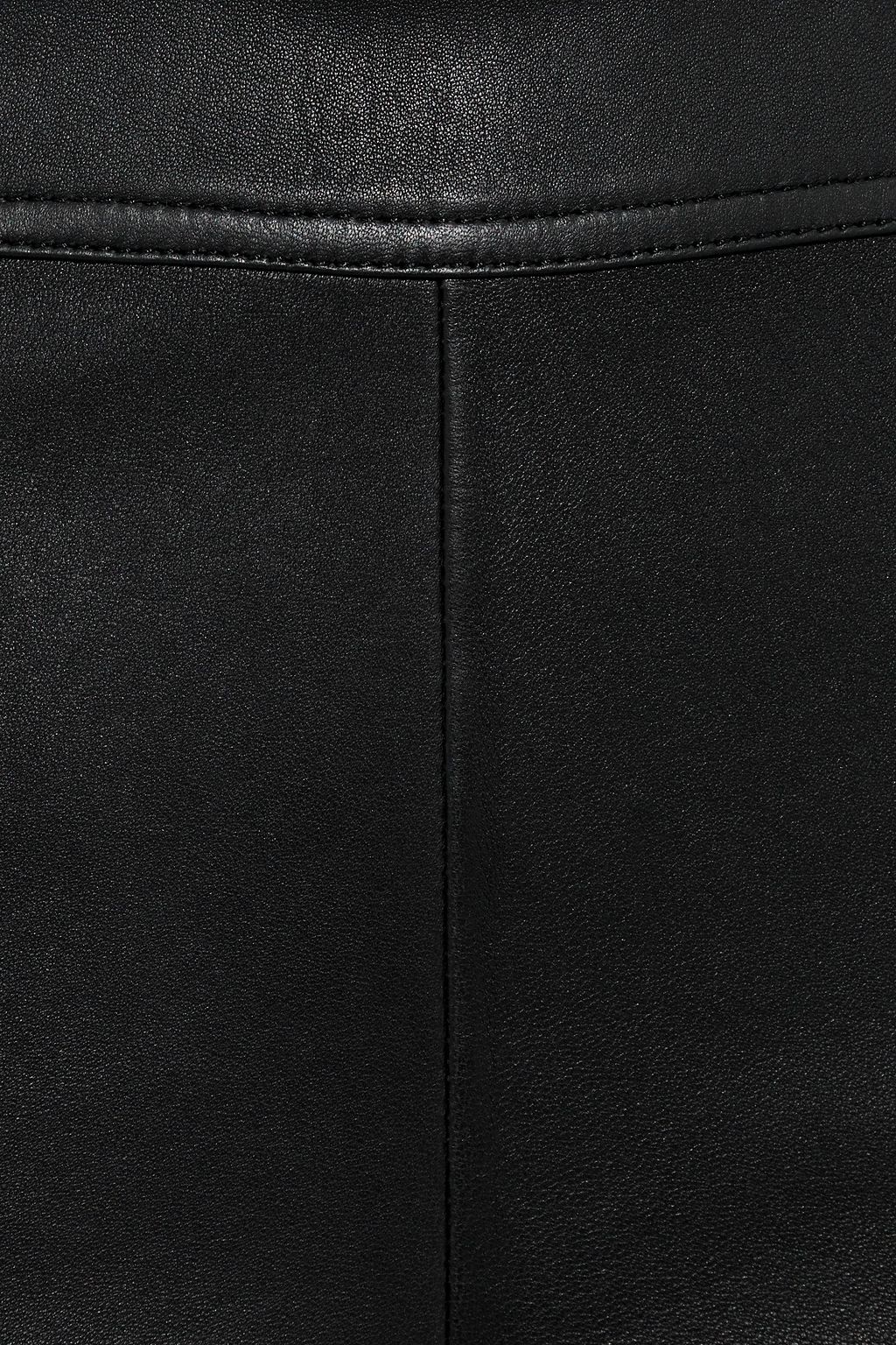 HELMUT LANG Leather flared pants