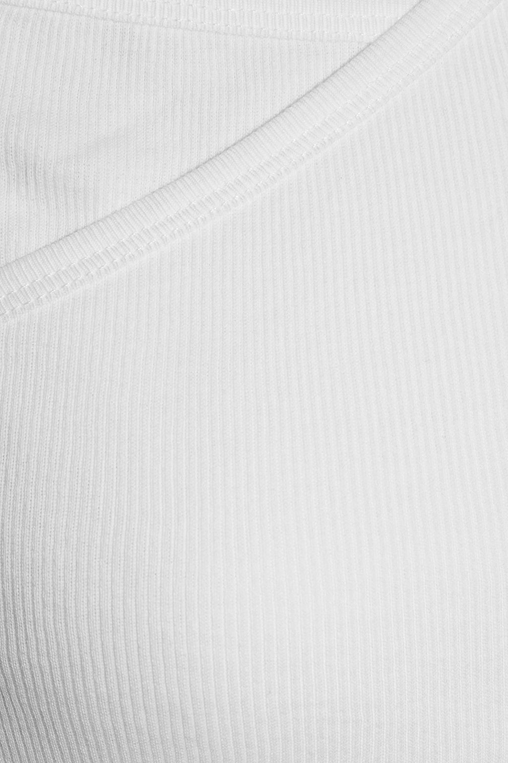 HELMUT LANG Ribbed jersey top