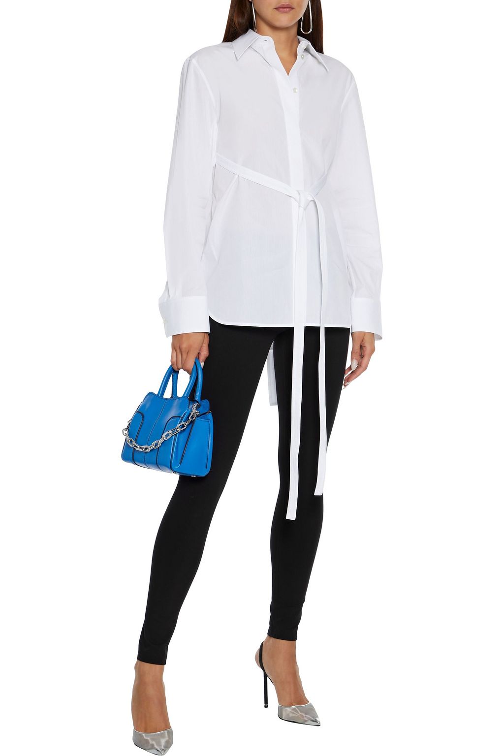HELMUT LANG Stretch-twill leggings