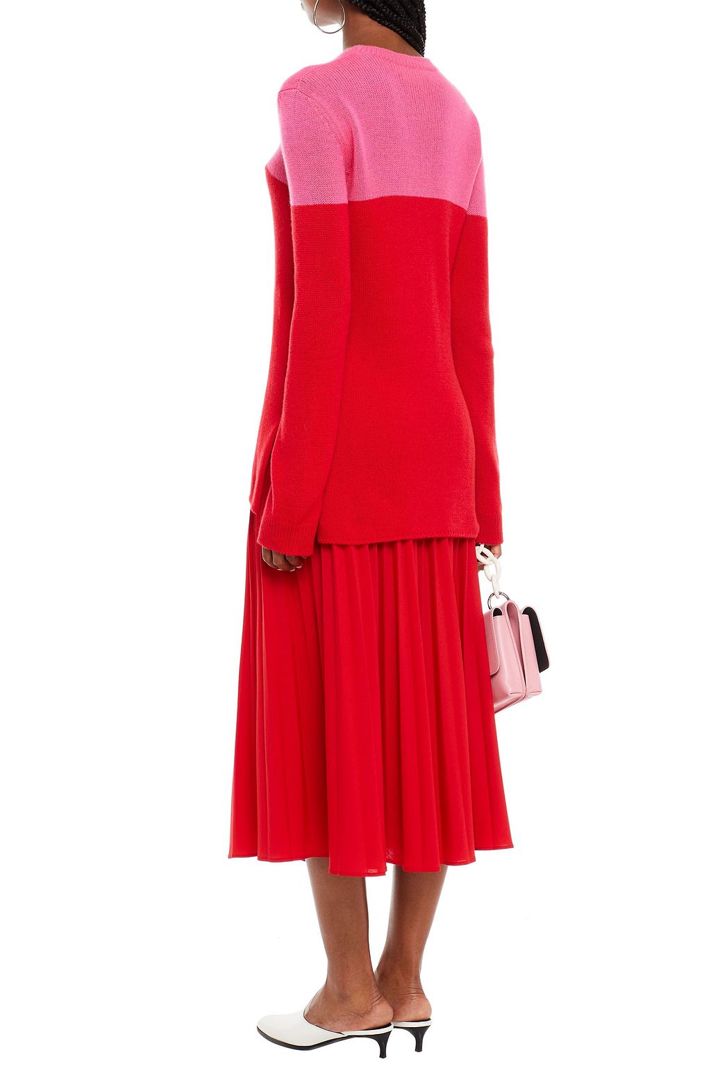 MARNI Two-tone cashmere sweater