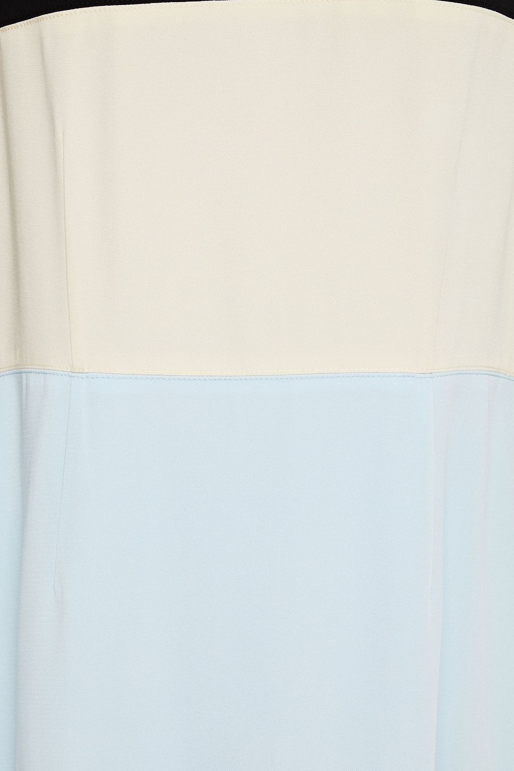 MARNI Midikleid aus Crêpe in Colour-Block-Optik