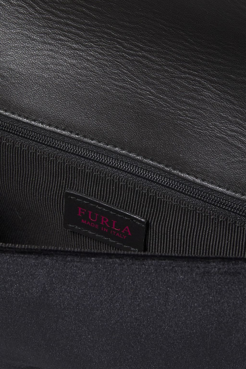FURLA Viva S embellished velvet shoulder bag