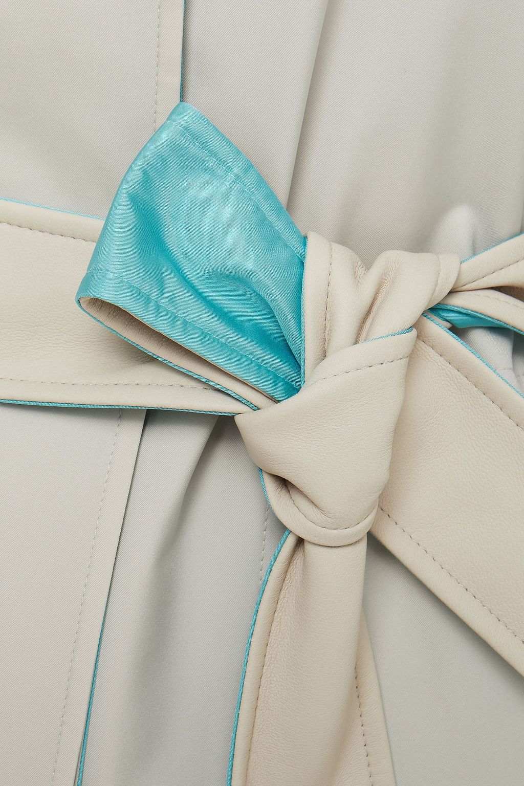 LORO PIANA Reversible two-tone shell trench coat