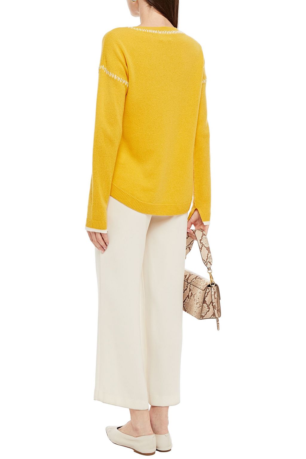 CHARLI Amber mélange cashmere sweater