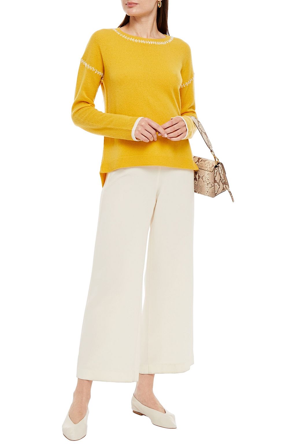 CHARLI Amber mélange cashmere sweater