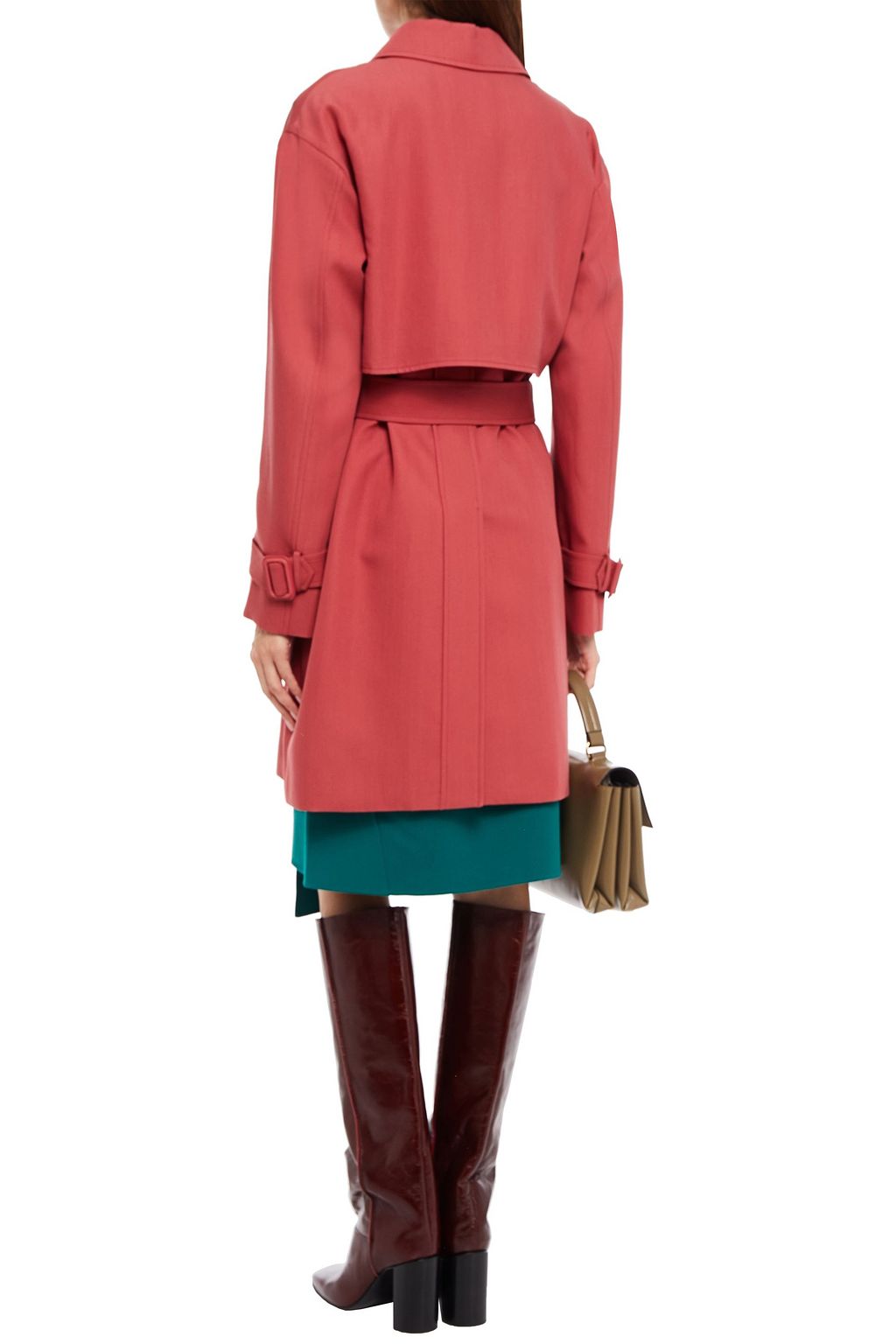 LORO PIANA Double-breasted wool and silk-blend twill trench coat