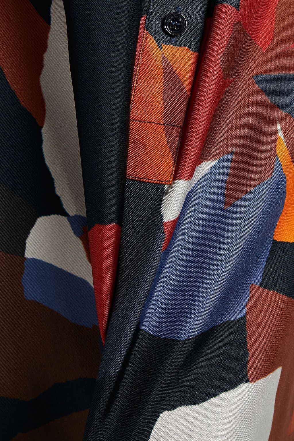 LORO PIANA Floral-print silk-twill tunic