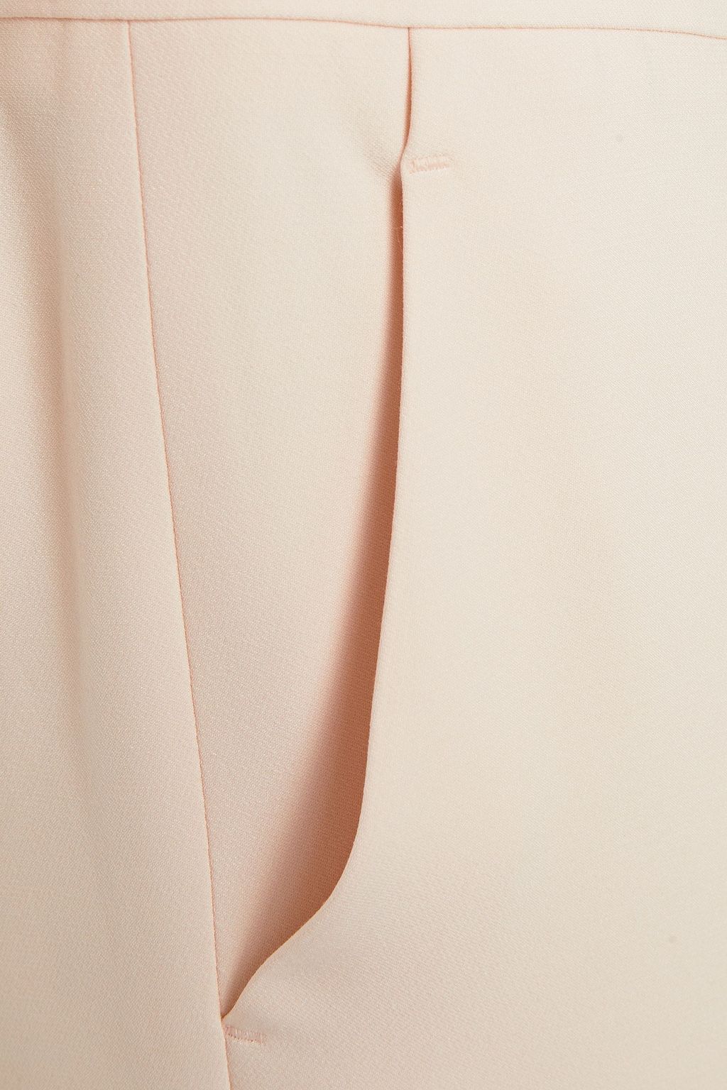 LORO PIANA Cropped silk and wool-blend tapered pants