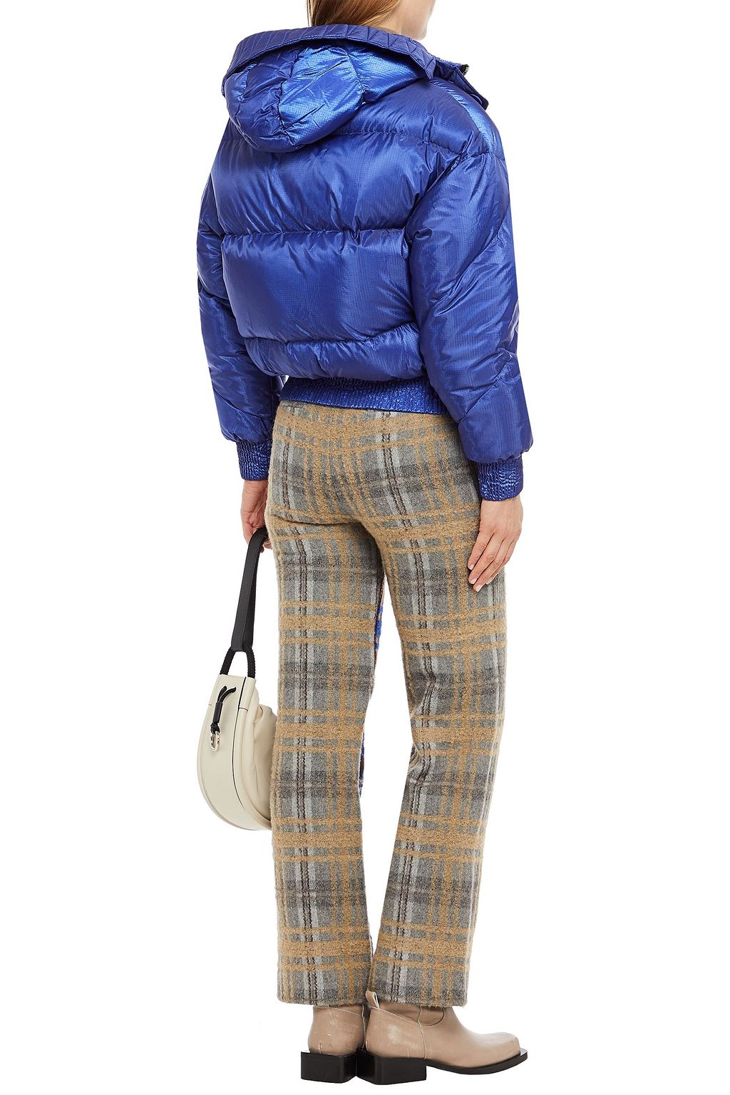 IENKI IENKI Dunlope oversized quilted shell hooded down jacket