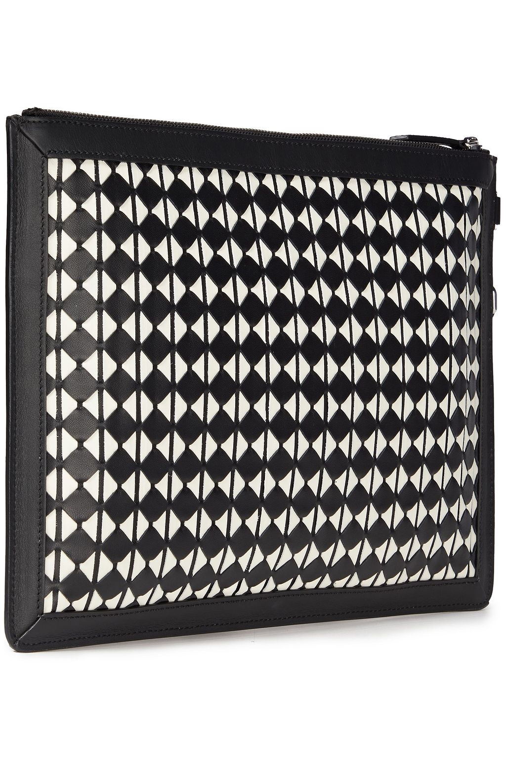 SERAPIAN Mosaico leather pouch
