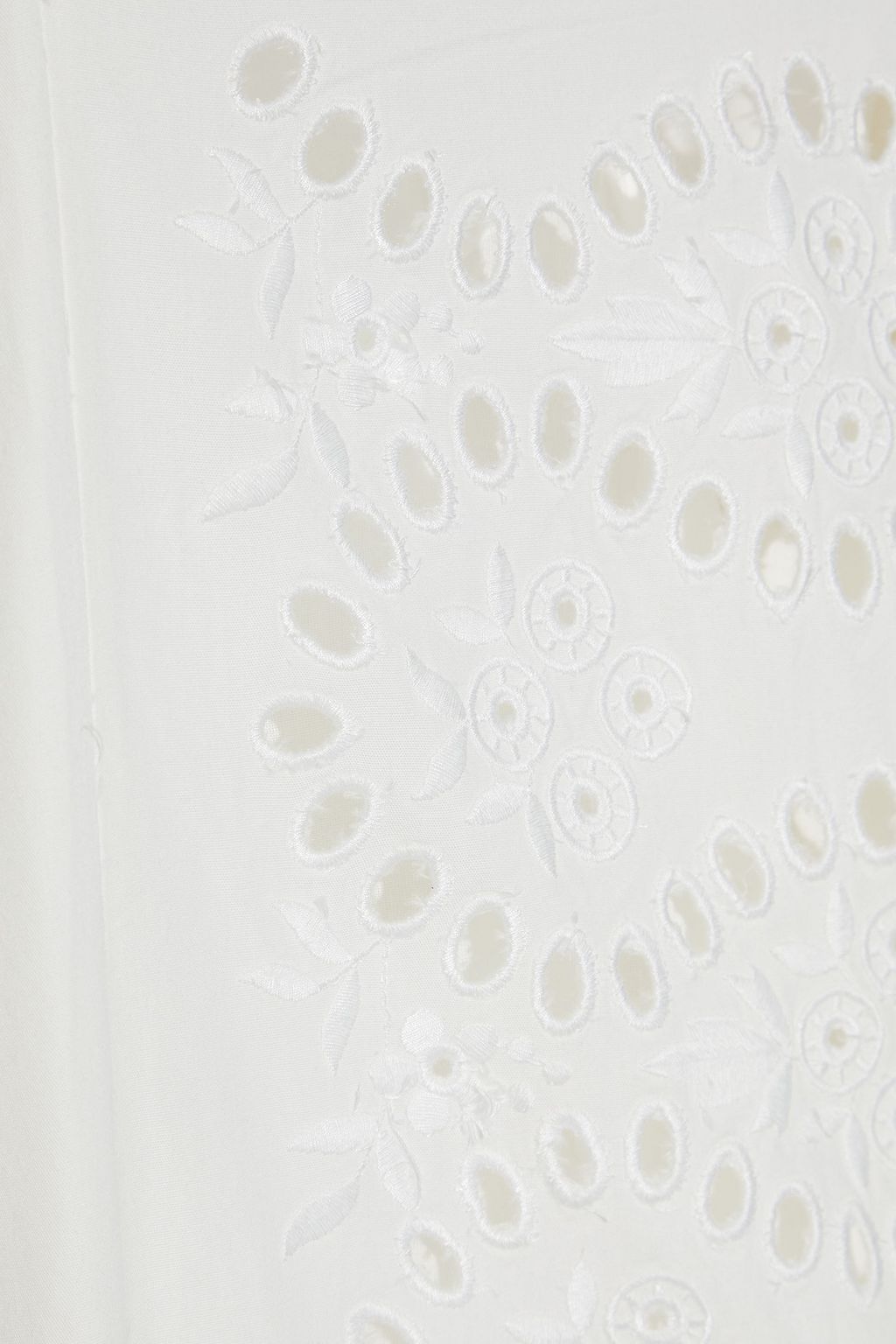 SEA Marina broderie anglaise cotton midi dress