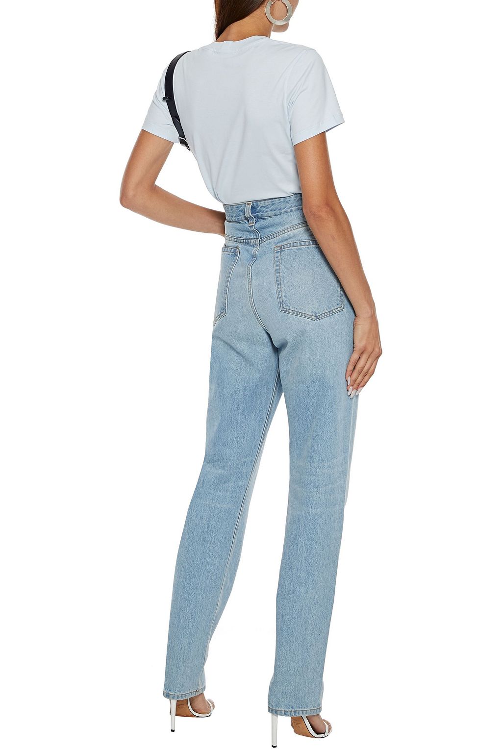 HELMUT LANG Embroidered cotton-jersey T-shirt