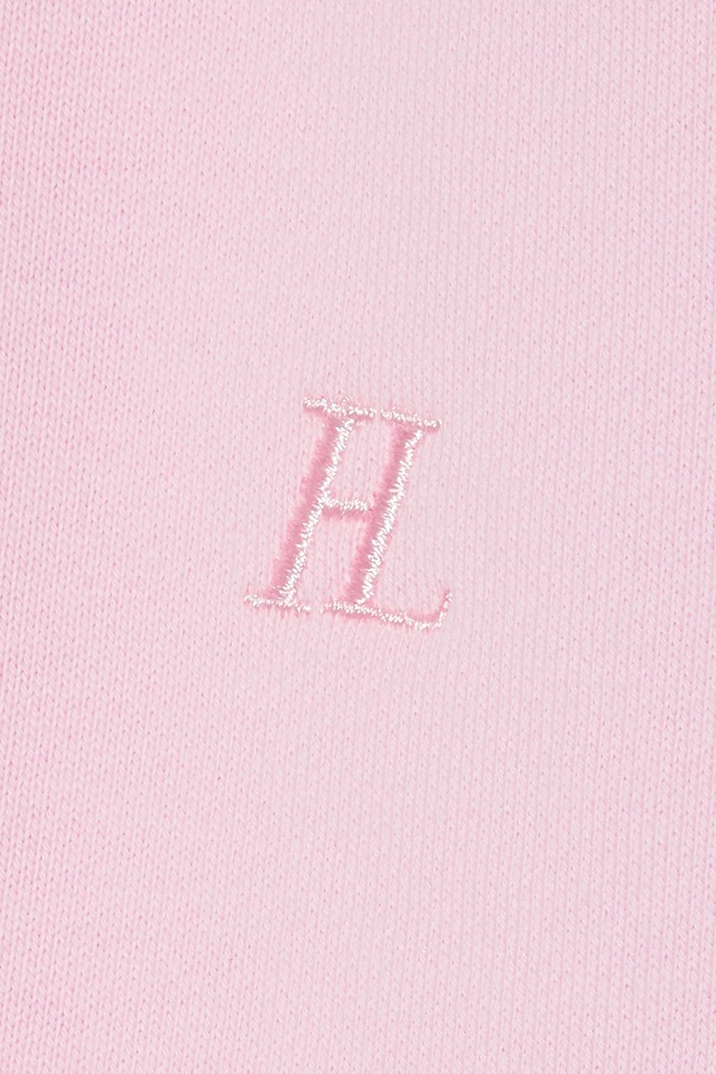 HELMUT LANG Embroidered French cotton-terry hoodie