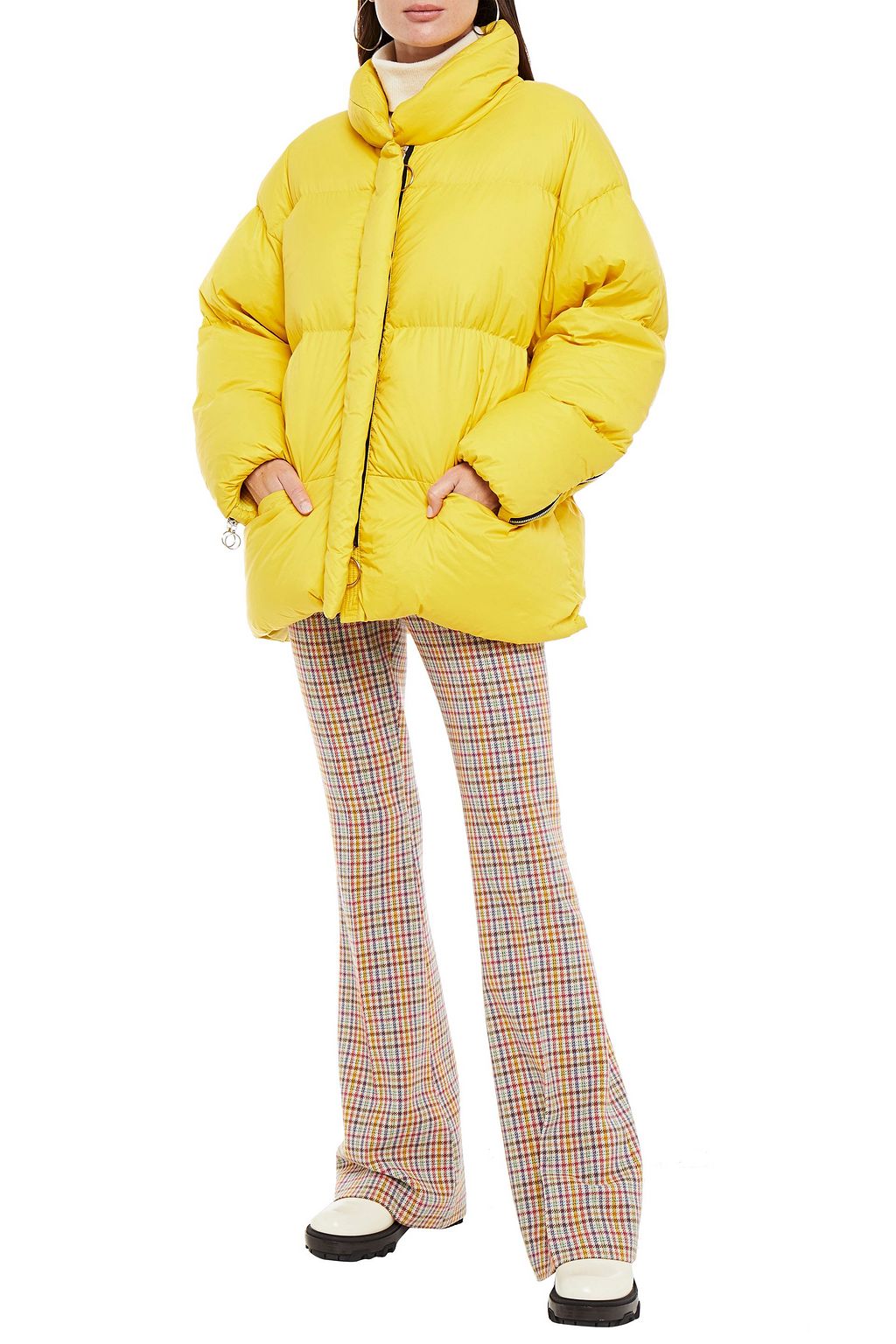 IENKI IENKI Quilted shell down jacket
