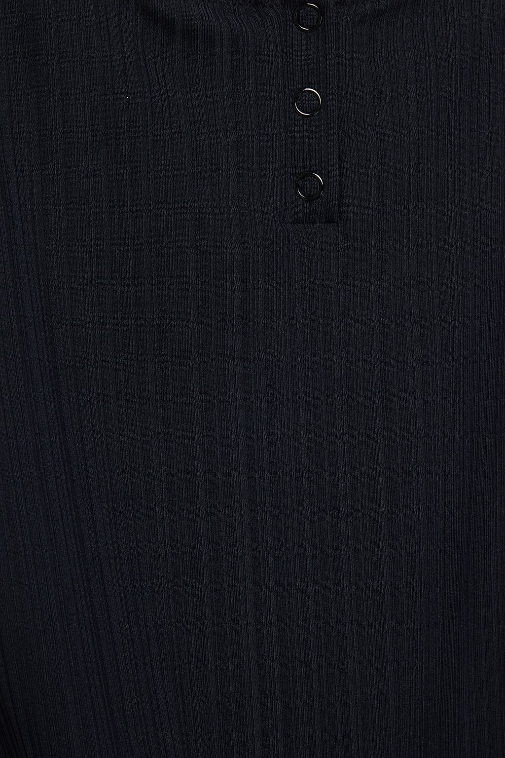 ONIA Henley ribbed jersey bodysuit