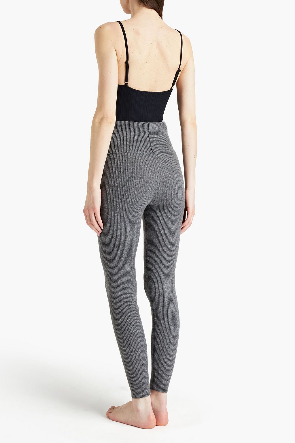 ONIA Henley ribbed jersey bodysuit