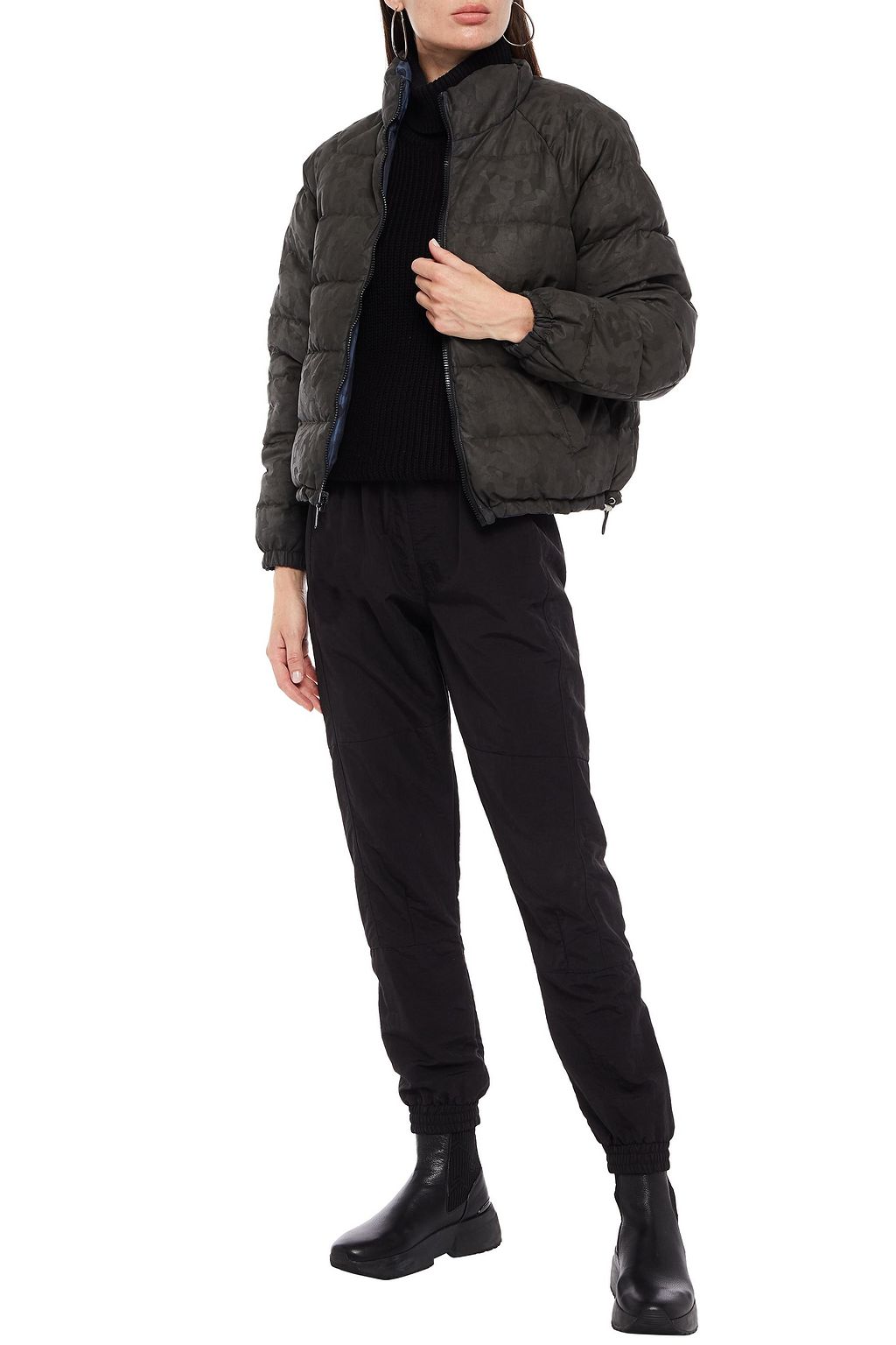 IENKI IENKI Wendbare Daunenjacke aus bedrucktem Shell