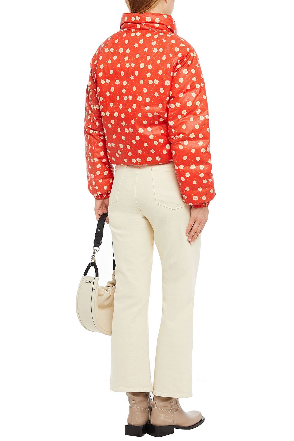 IENKI IENKI Reversible quilted floral-print shell down jacket