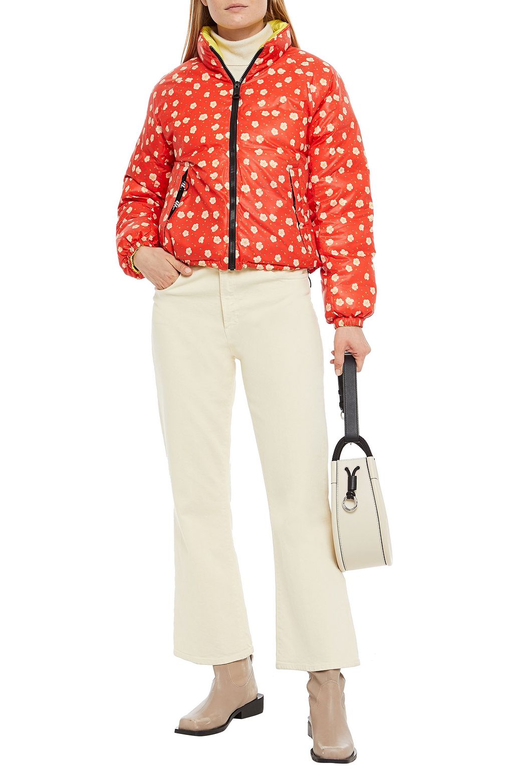 IENKI IENKI Reversible quilted floral-print shell down jacket