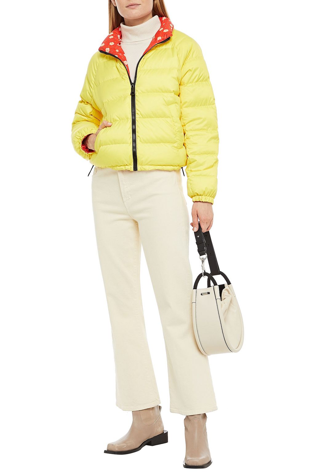 IENKI IENKI Reversible quilted floral-print shell down jacket