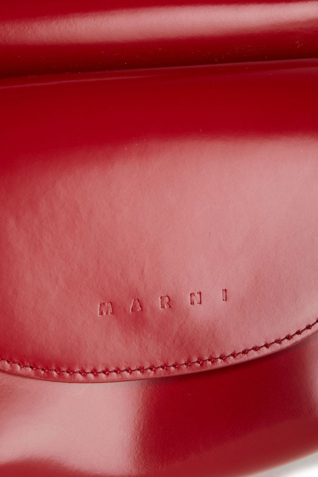 MARNI Tote Bag aus Leder mit Verzierung