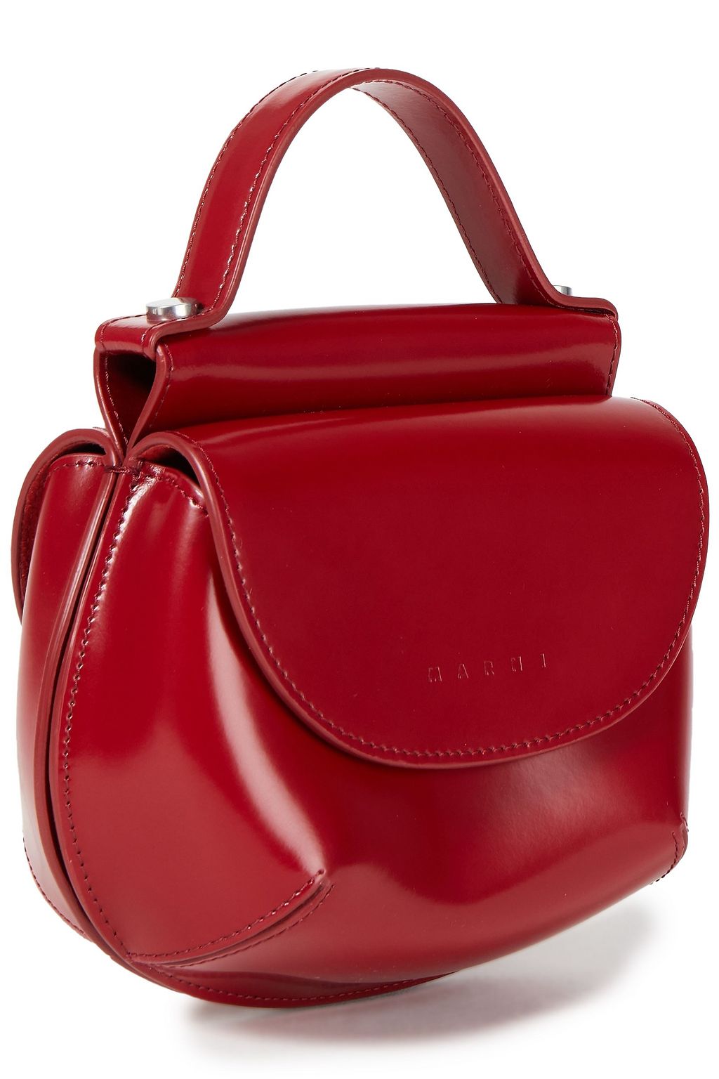 MARNI Tote Bag aus Leder mit Verzierung