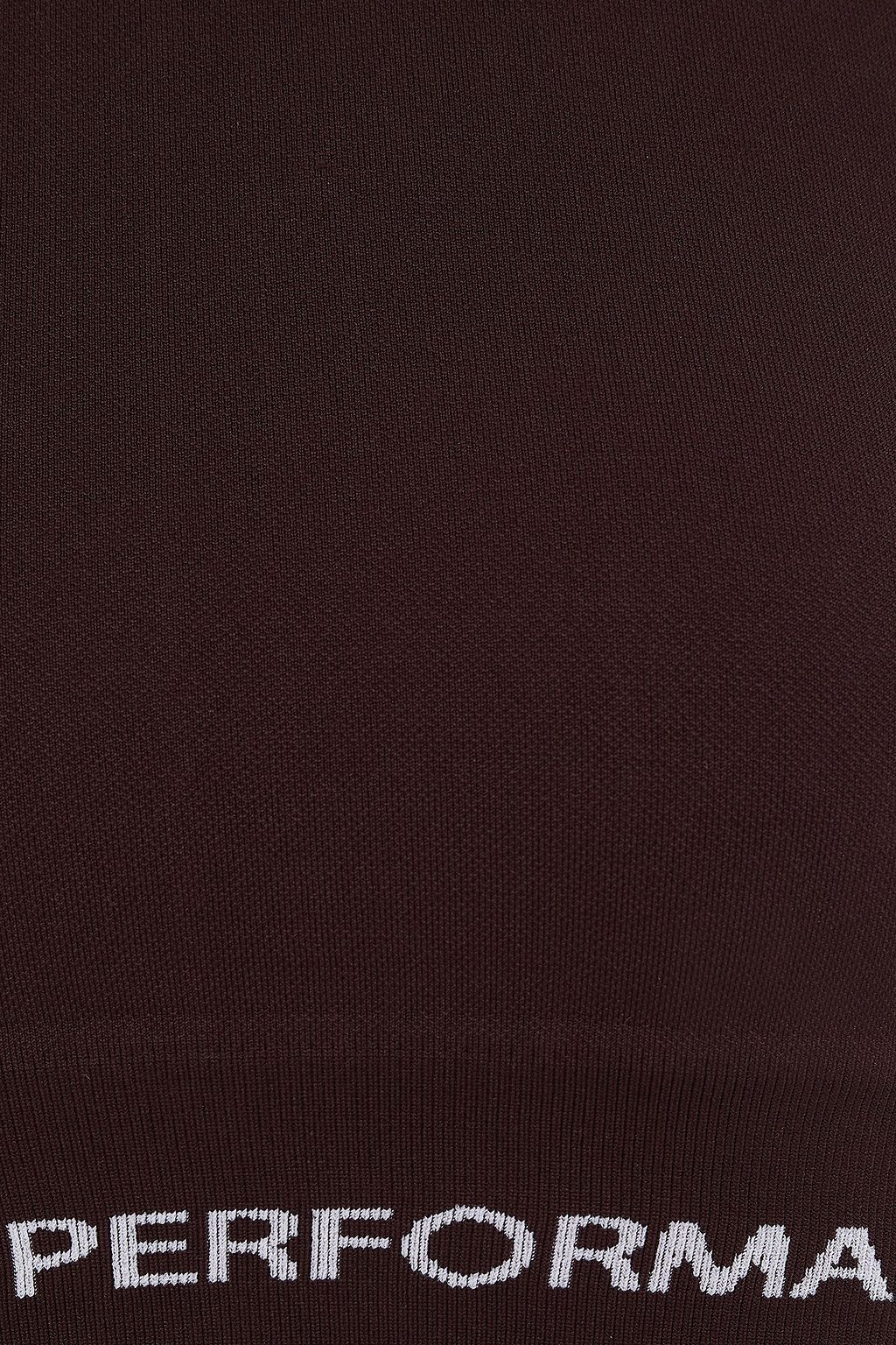 RICK OWENS Jacquard-trimmed stretch sports bra