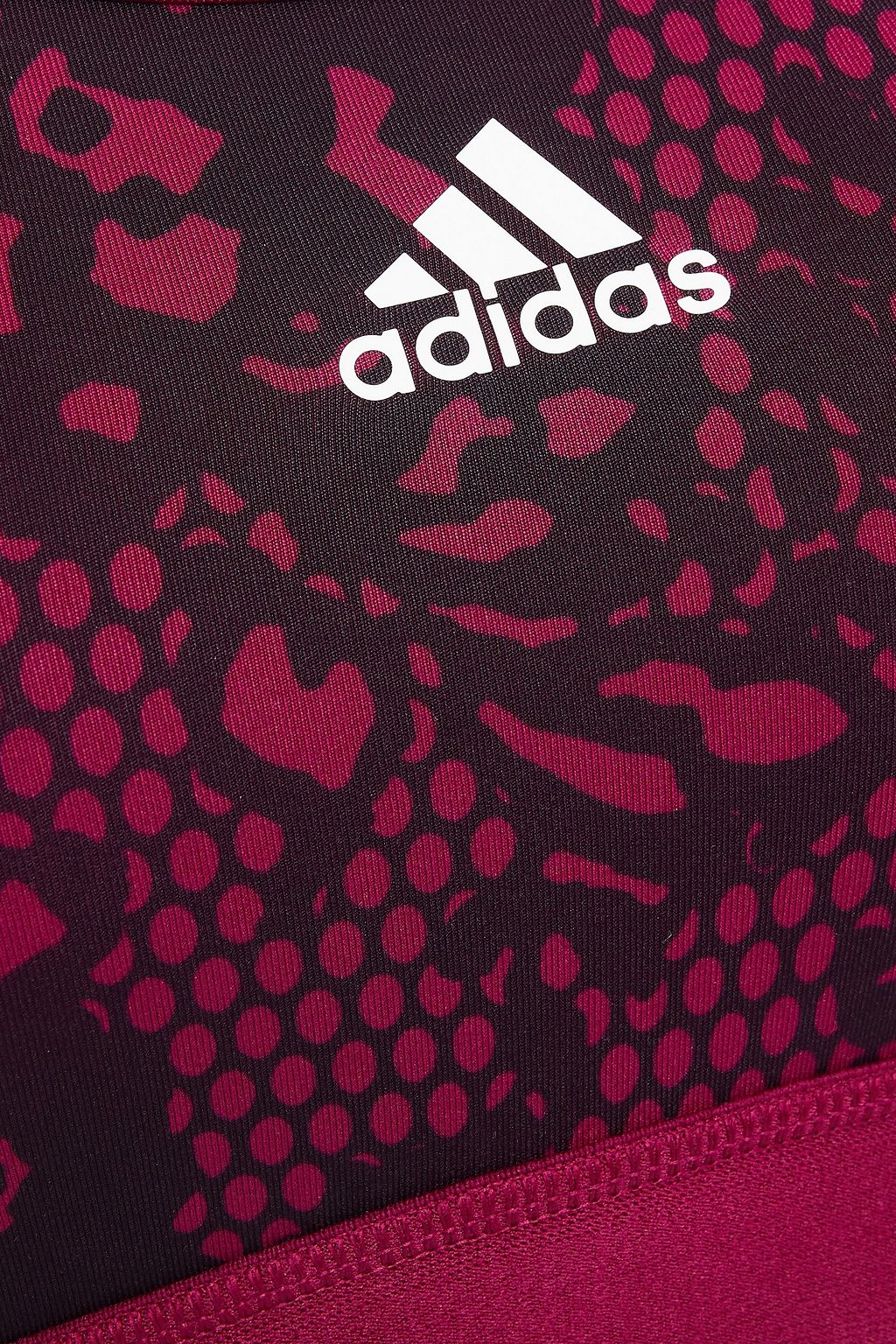 ADIDAS BY STELLA MCCARTNEY Cutout printed stretch sports bra