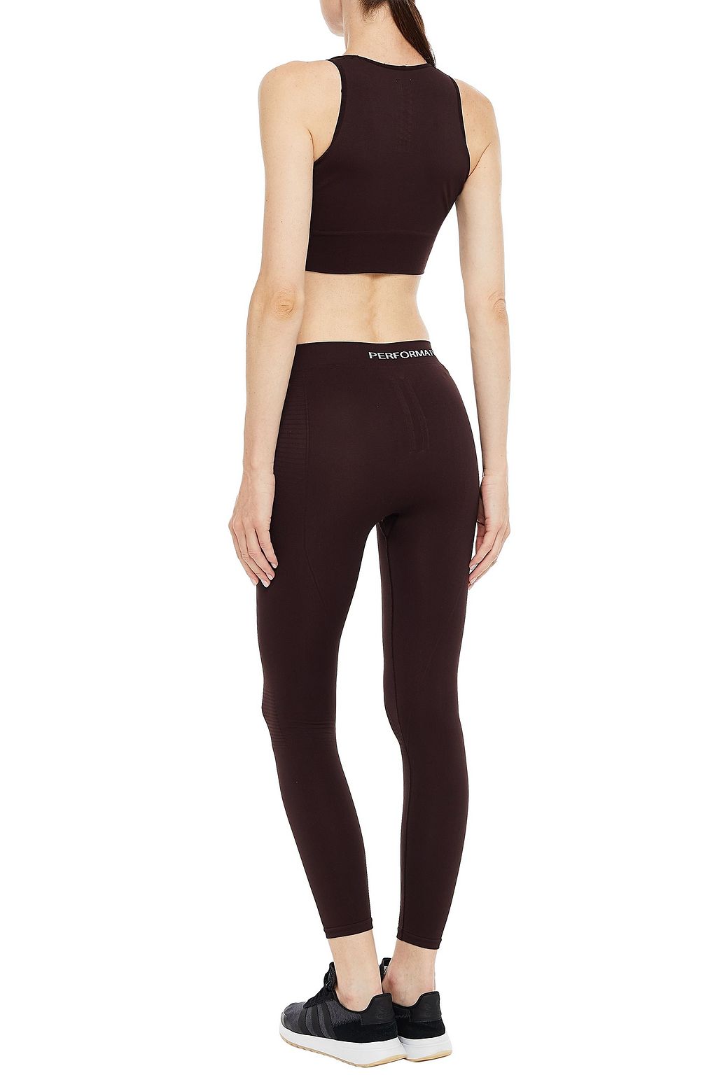 RICK OWENS Sling cutout stretch sports bra