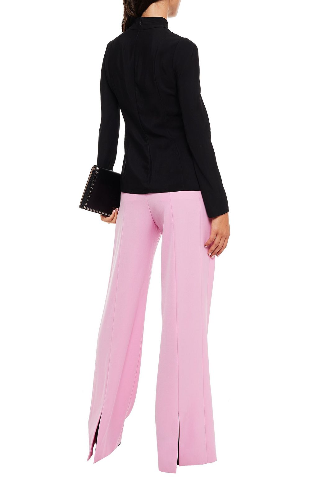 VALENTINO GARAVANI Crepe turtleneck top