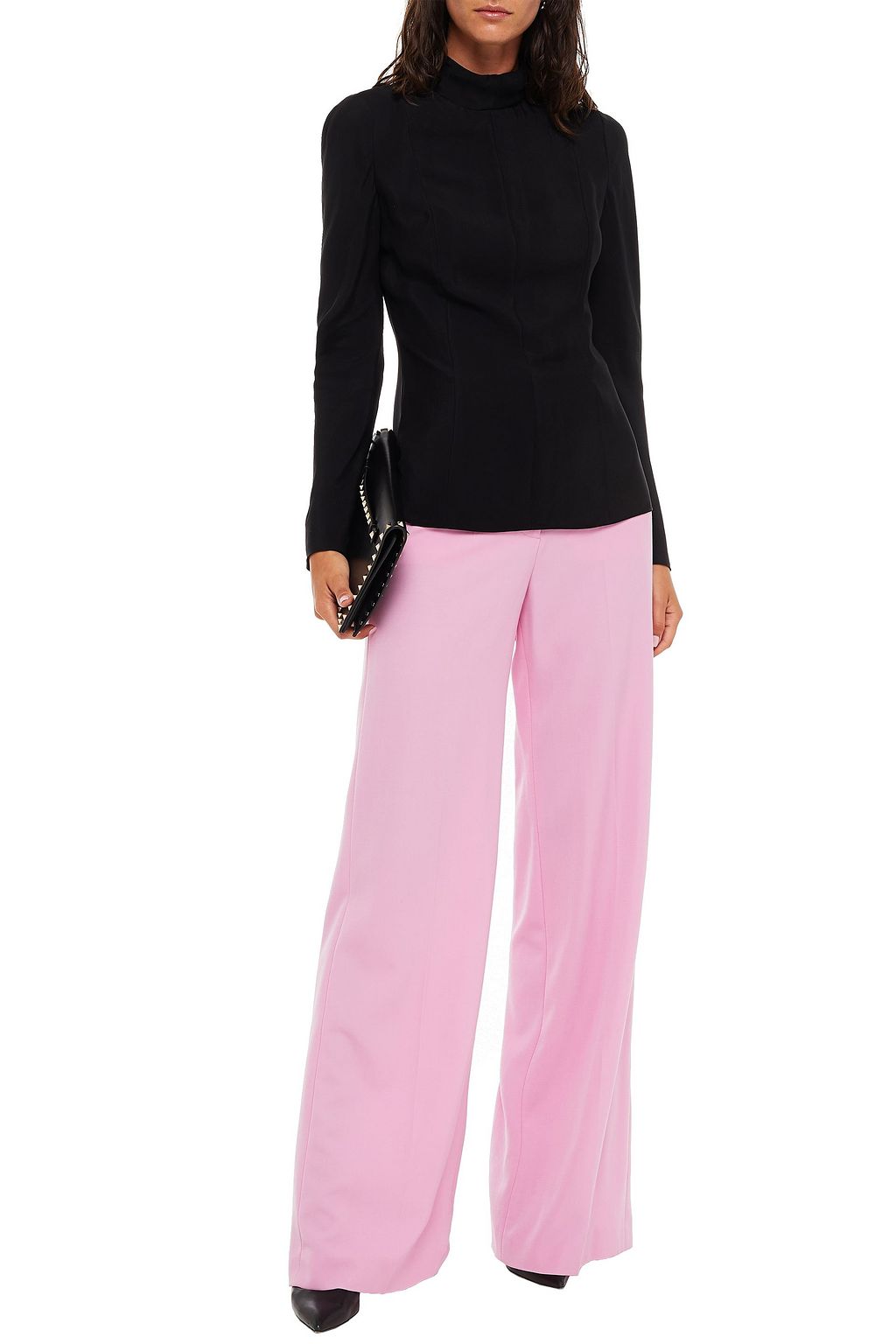 VALENTINO GARAVANI Crepe turtleneck top