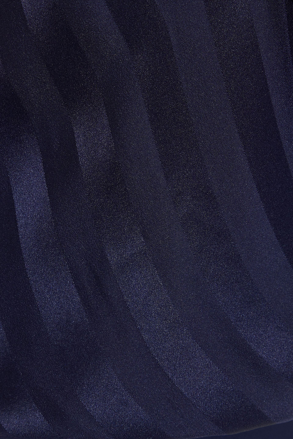 Michelle Mason Wrap-effect Silk-satin Jacquard Bodysuit In Navy