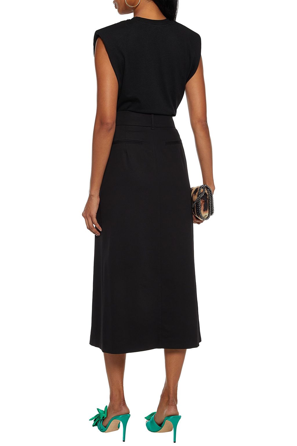 ALICE + OLIVIA Braxton cotton and modal-blend jersey tank