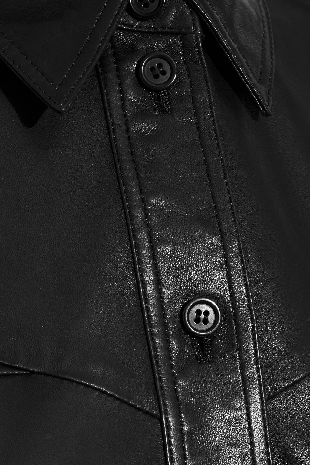 HELMUT LANG Leather shirt