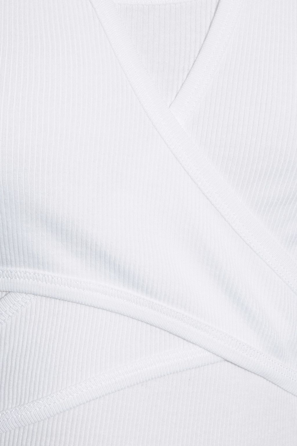 HELMUT LANG Ribbed cotton-jersey top