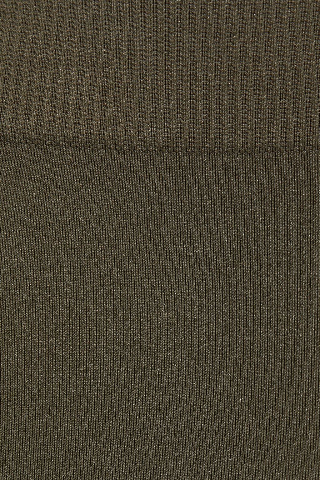 HELMUT LANG Neon stretch-knit shorts