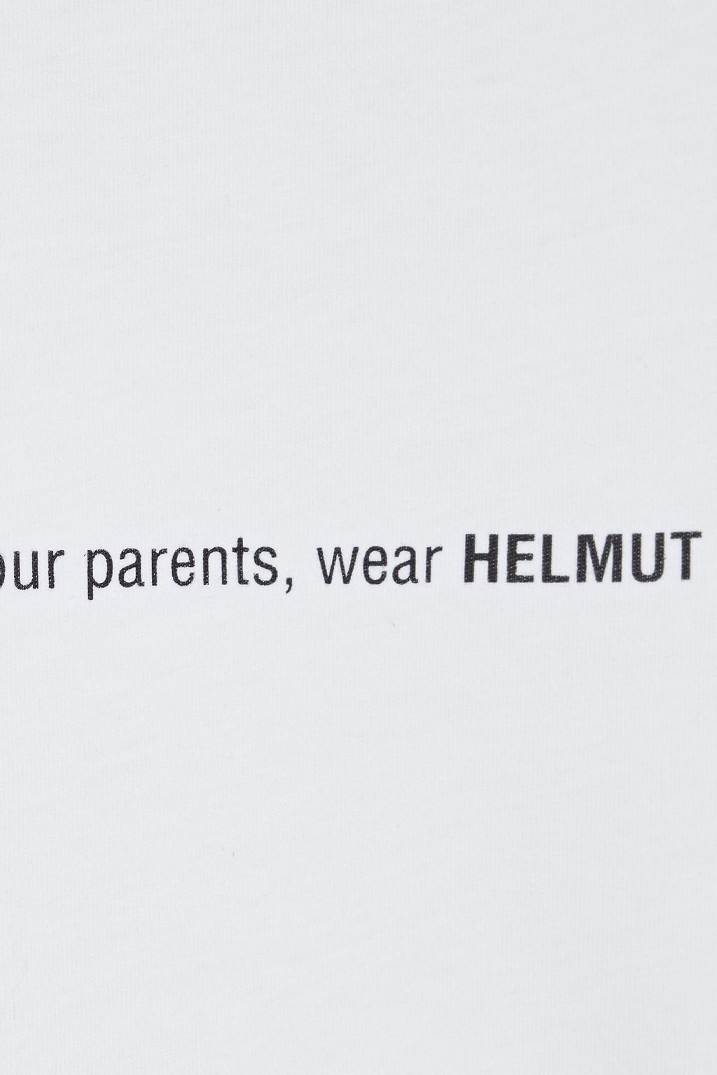 HELMUT LANG Printed cotton-jersey T-shirt