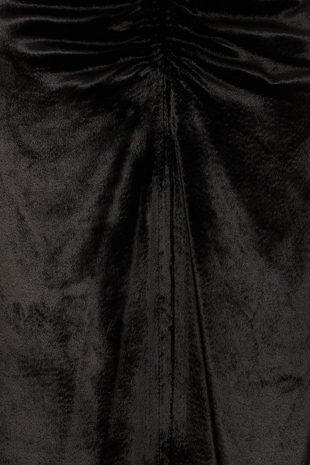 PAUL SMITH Ruched velvet midi dress