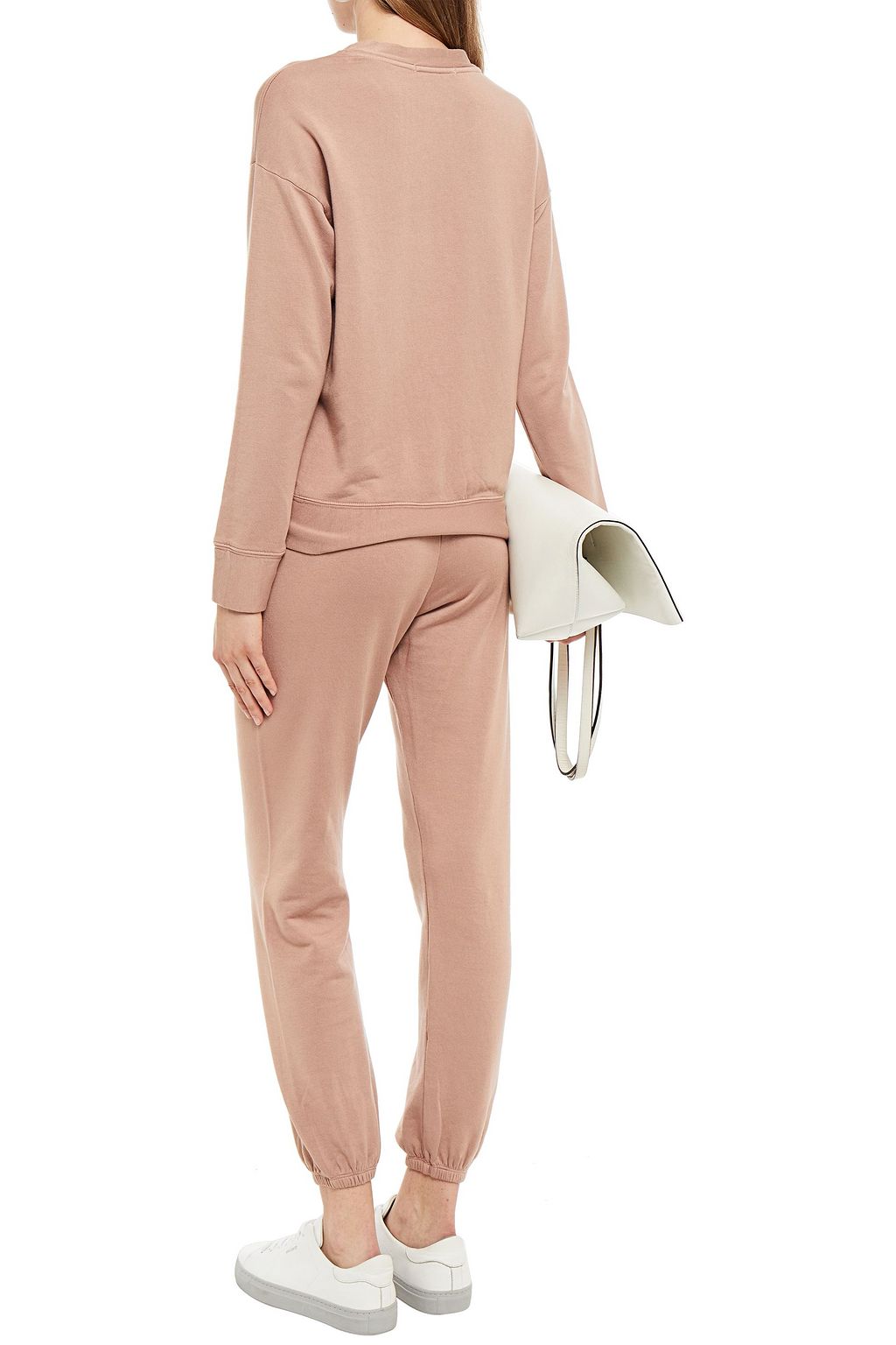 STATESIDE Stretch Micro Modal and cotton-blend blend fleece track pants