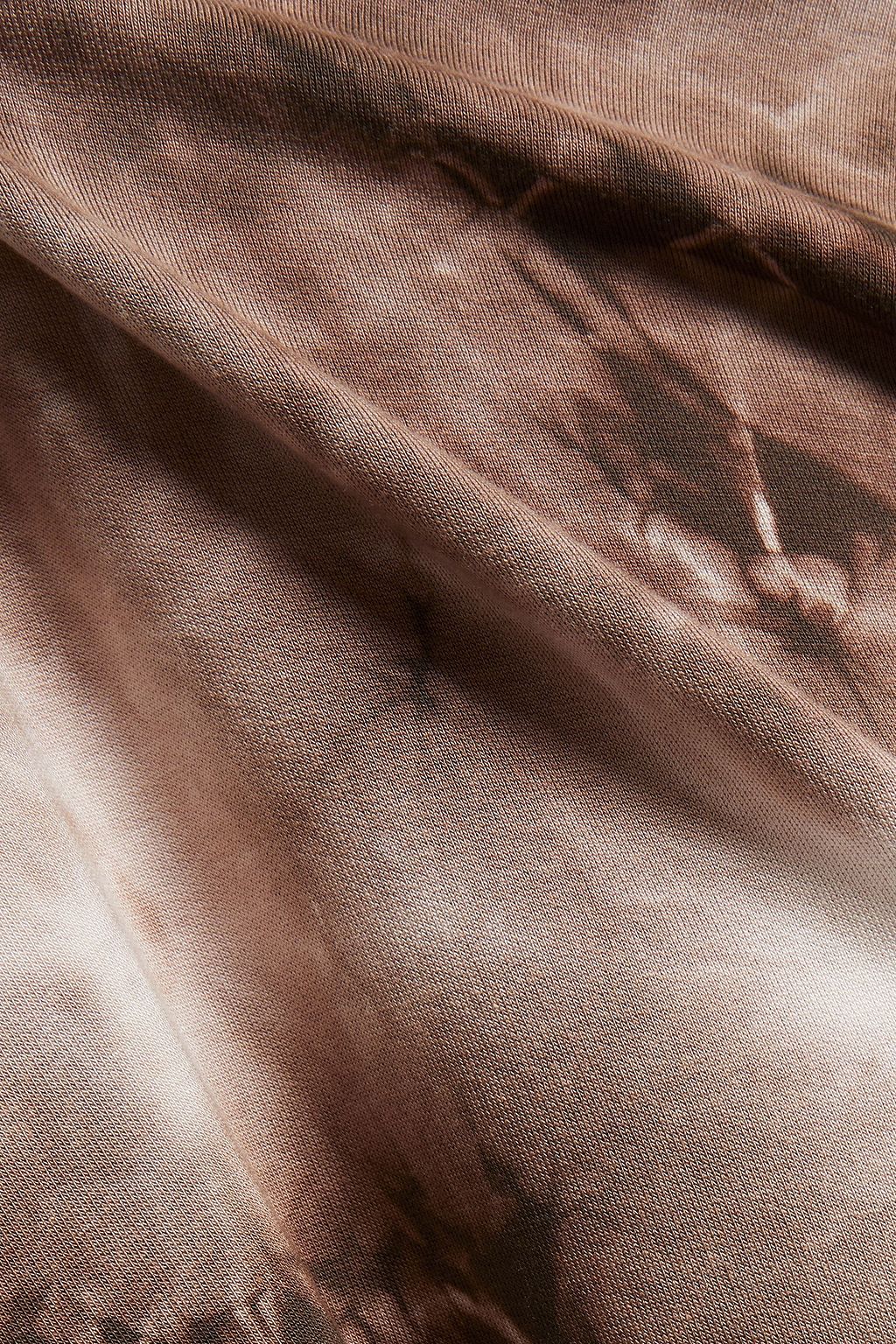 STATESIDE Tie-dyed Micro Modal-blend fleece sweatshirt