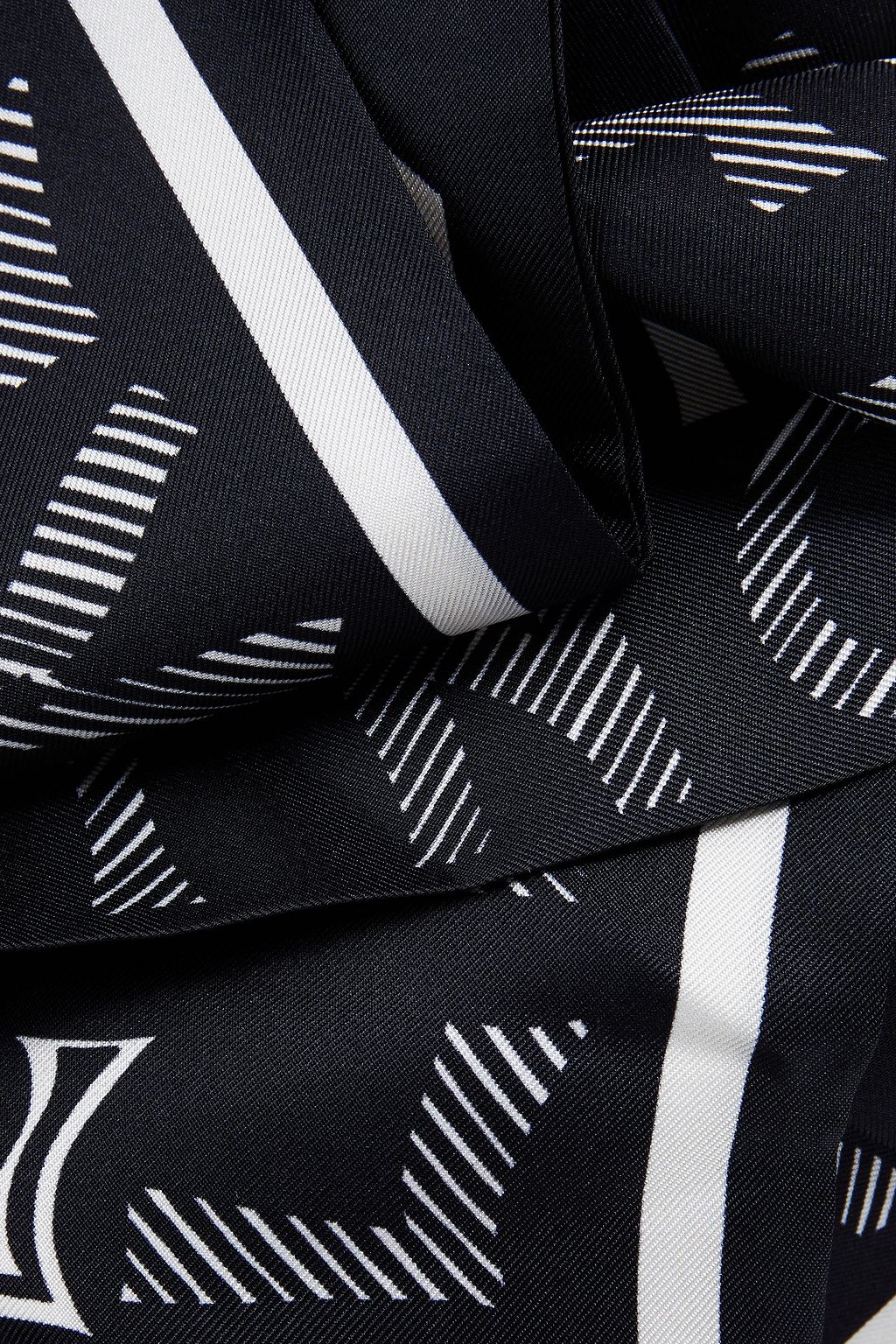 VALENTINO GARAVANI Printed silk-twill scarf