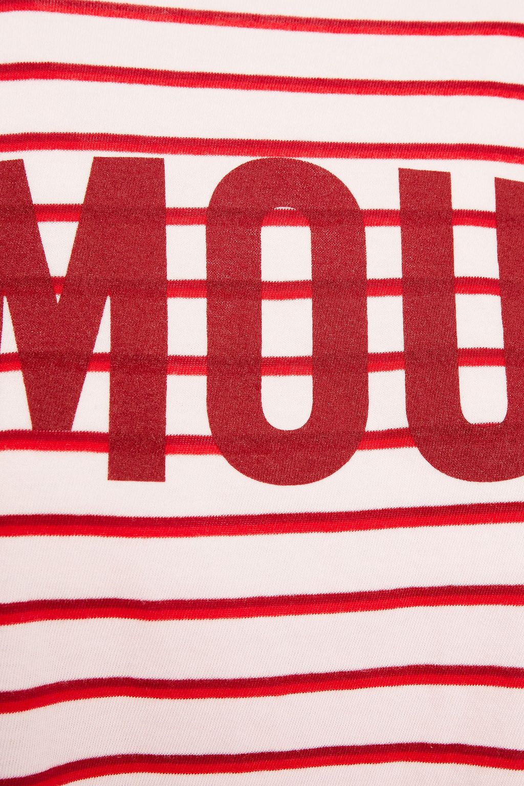 CINQ À SEPT Printed cotton-jersey top