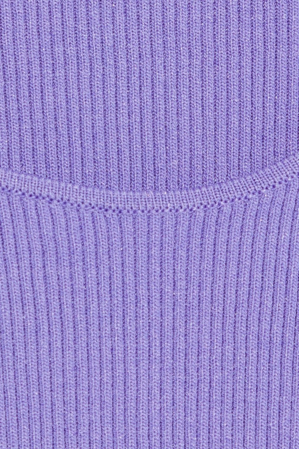 HELMUT LANG Ring-embellished ribbed-knit tank