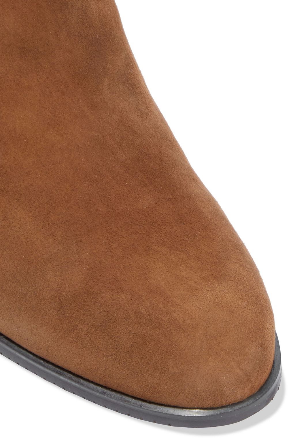 STUART WEITZMAN Benedicta buckled suede ankle boots